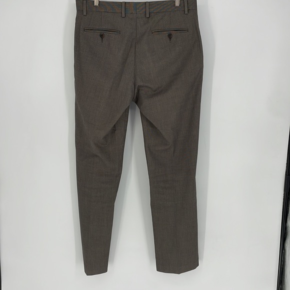 DNKY trouser dress slacks pants brown size 33 x 32 men's - Picture 3 of 7